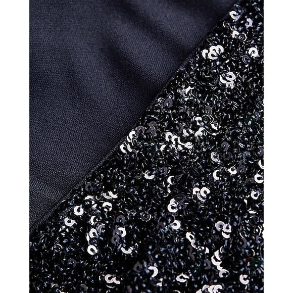 NWT Express Sequin Color Block Faux Wrap Tank Top - Large - Picture 5 of 15